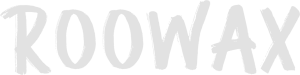 Roowax text logo